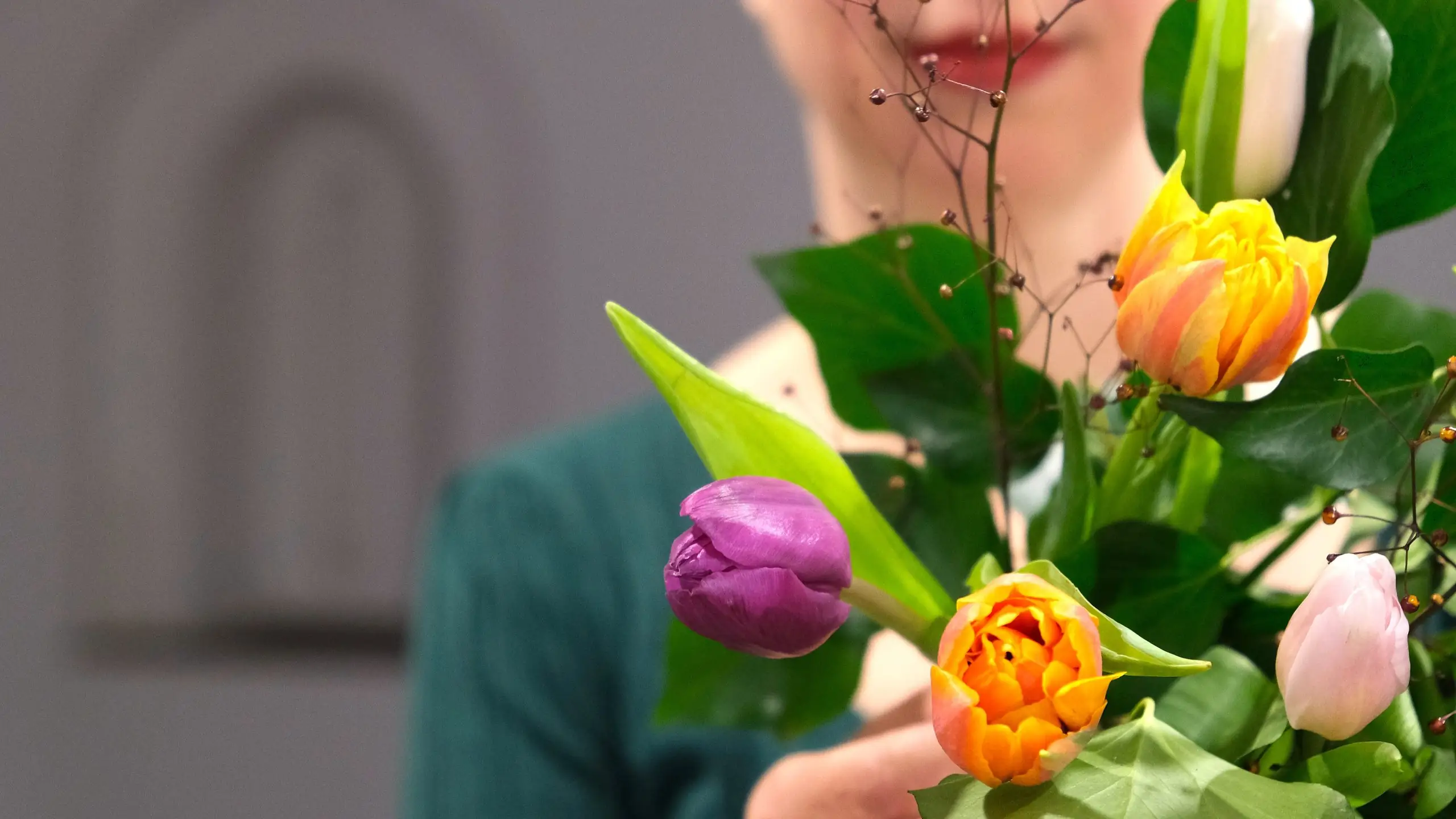 Composition florale de La Petite Marchande de Fleurs