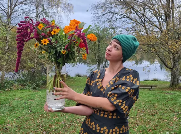 Pénélope, créatrice de La Petite Marchande de Fleurs
